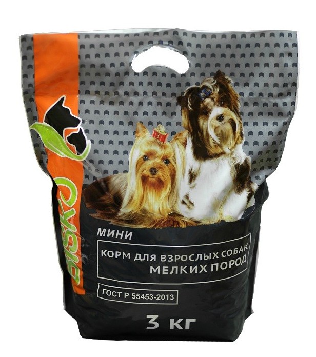 Сухой корм БИСКО МИНИ ГОВЯДИНА РИС для взрослых собак мелких пород