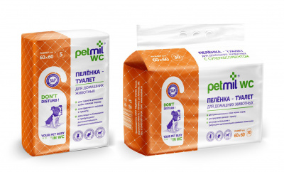 Petmil WC Пеленка впитывающая  60*60 см.