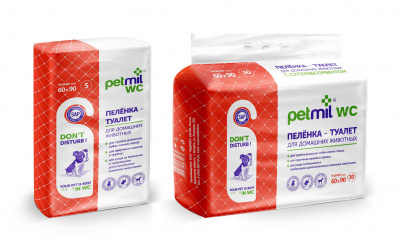 Petmil WC Пеленка впитывающая  60*90 см
